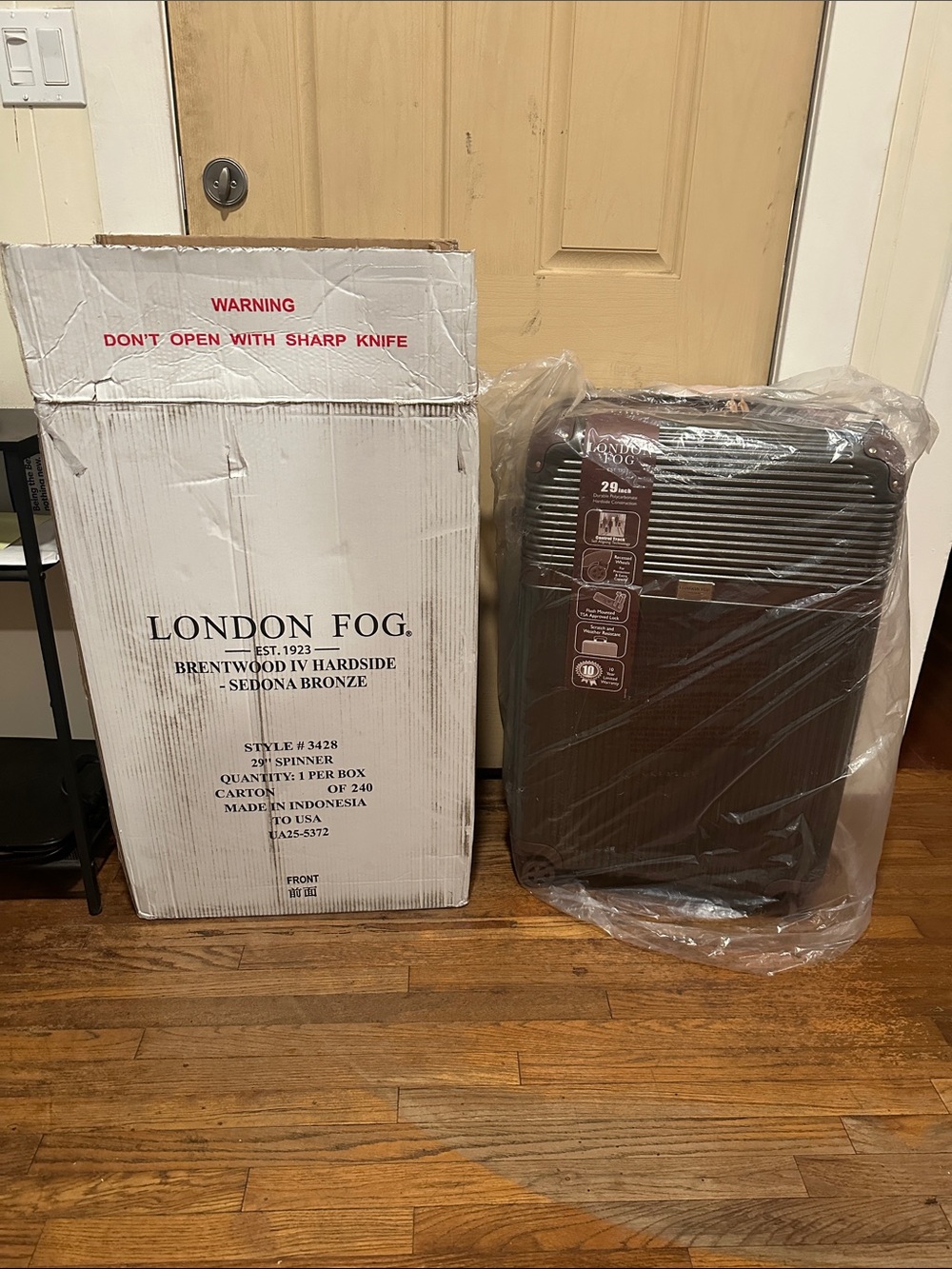 London Fog Hardside Spinner Luggage - Sedona Bronze